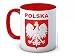 Produktbild Polska Poland  Fußball Sport - Keramik Kaffeetasse Becher