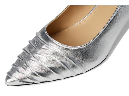 Marc Fisher LTD Women's Paria Silver Leather 5.5 Medium by Marc Fisher LTD - Used condition - Image 7