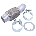 Flexrohr Reparaturrohr Hosenrohr Auspuffrohr Diesel Partikelfilter Reparatursatz Rußpartikelfilter Dieselpartikelfilter für 1er E81 E87 E82 E88 Cabrio 3er E90 E91 E92 E93 5er E60 E61 Touring X1 E84