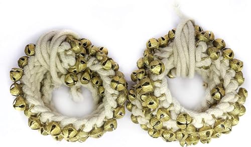 Ghungroo Kathak cloches de cheville anti irritation cordon coton pour Bharatnatyam