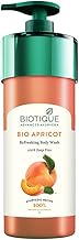 Biotique Bio Apricot Refreshing Body Wash, 800ml I 100% Soap Free