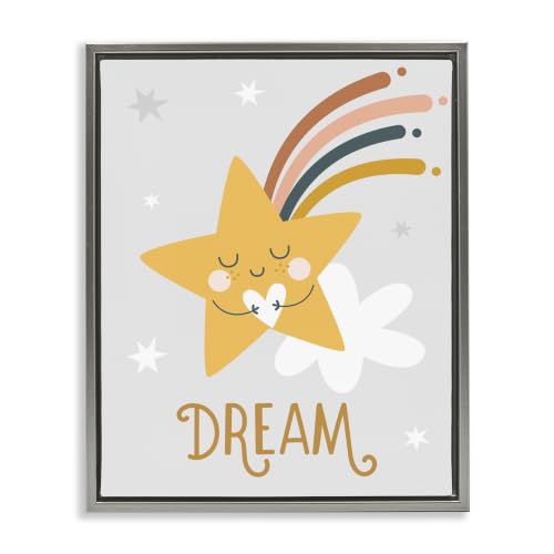 Shooting Star Smile Dream, 16 x 20 Inch Canvas in Floater Frame