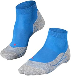 FALKE Women's RU4 Endurance Short Running Socks Cotton Vegan Black White More Colours Low-Cut Ankle Length Medium Padding Cushioned Sole Breathable Quick Dry Anti-Blister 1 Pair