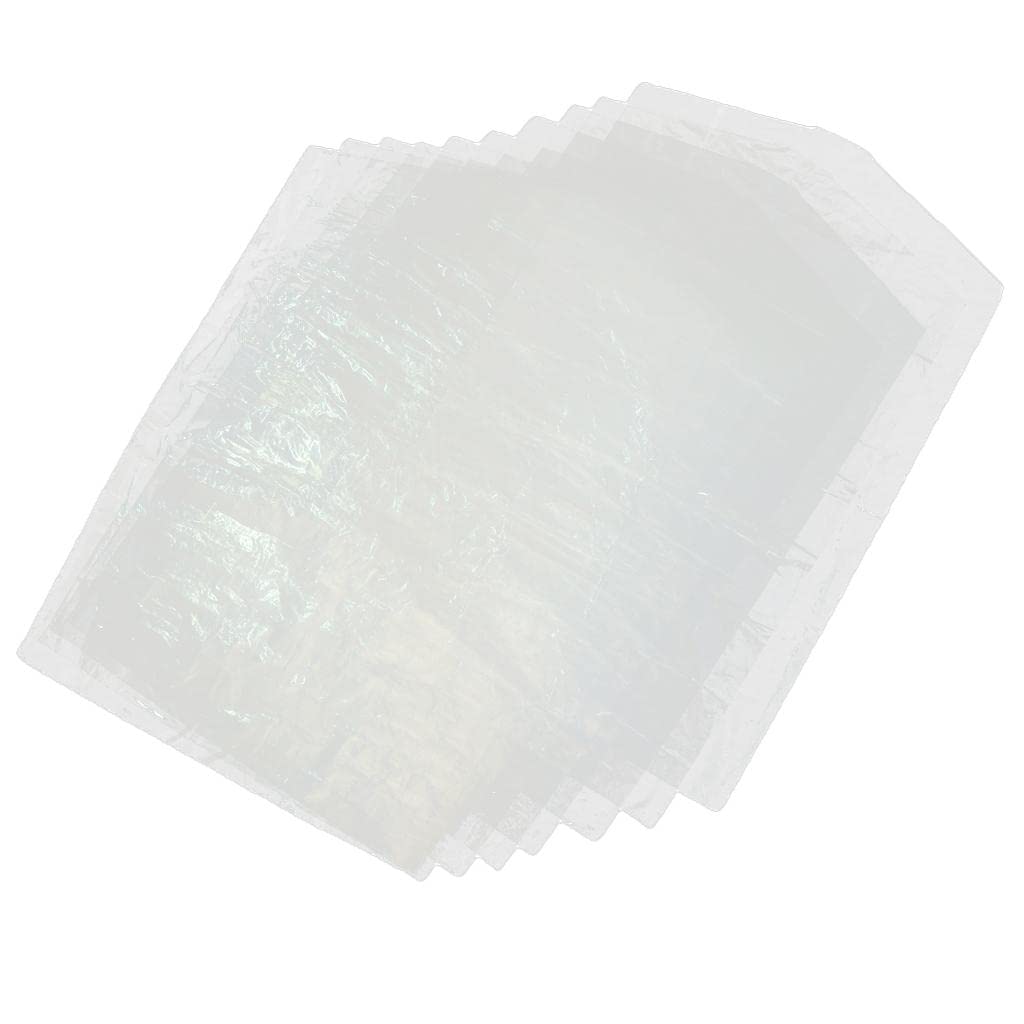 GAH 10pcs Plastic Hanging Garment Bags Clothes Shirt Coat Storage Cover