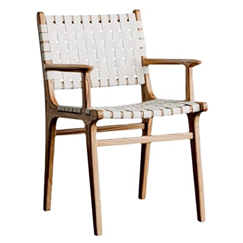 Portable Solid Wood Dining Chairs, Breathable Scandinavian Design, Simple Style