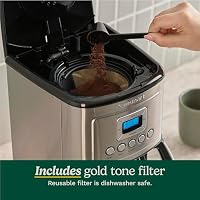 Cuisinart 12-Cup Coffee Maker, Programmable PerfecTemp Thermal Carafe Coffee Machine with 1-4 Cup Setting, Brew Strength Control and Brew Pause, Stainless Steel, DCC-3400NAS, Silver — image 9
