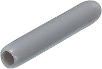 Vista 40 de uxcell 200 tapas de goma de 0.051 in (1/16") de vinilo redondo de vinilo para pernos de tubo, protectores de rosca de tornillo, color negro