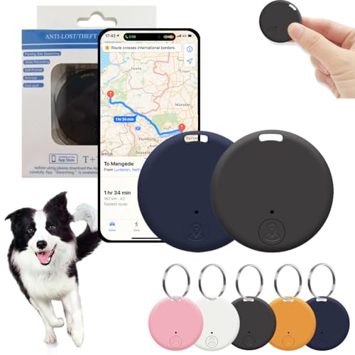 Localizzatore Gps Per Cani,Gps Cane Senza Abbonamento Impermeabile Piccola Taglia Per Porta Chiavi Gatto Cellulare Valigie Portafogli Chiavi Borse (B)