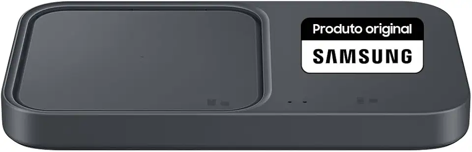 CARREGADOR SEM FIO RAPIDO PRETO 15W SAMSUNG DUO PAD