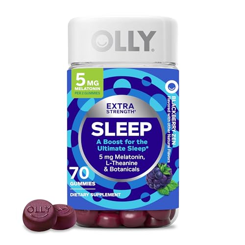 OLLY Extra Strength Sleep Gummy, Occasional Sleep Support, 5 mg
