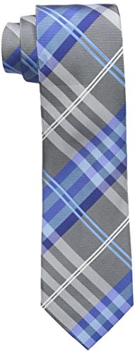 Geoffrey Beene Men's Petros Plaid II Tie, Blue, Regular