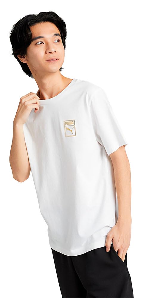 PUMA(プーマ) カジュアルESS METALLIC LOGO Tシャツ 689270メンズ