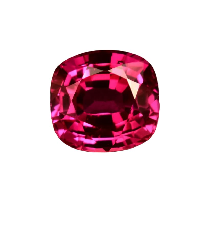Saphir rose naturel pour bague et pendentif fait main de prestige