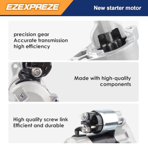 Image of Ezexpreze 17950 New Starter 3.7L 4.7L for Dodge Dakota /Ram 1500 2006-2010, for 3.7L Durango 2006-2009, for Ram 1500 2011-2013, for Dakota 2011, for Mitsubishi Raider 2006-2009, 428000-3051 410-52233