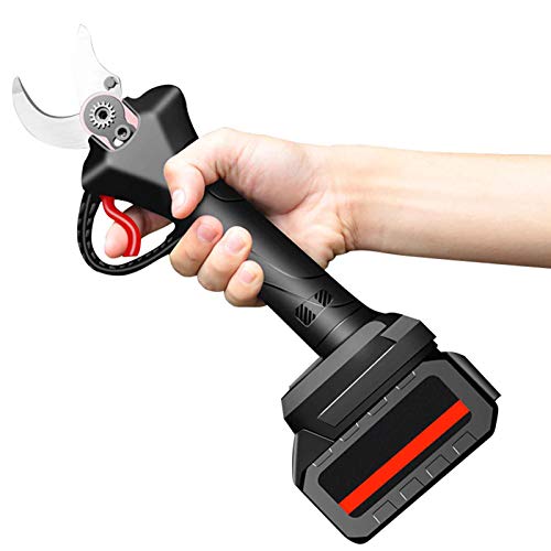 Tijeras de podar eléctricas inalámbricas Tijeras de podar de árboles de batería de 28 mm Injerto de árbol frutal eléctrico Diámetro de corte MAX 40 mm (1,6 pulgadas) Negro