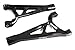 Integy RC Model C28683BLACK Billet Machined Front Upper Suspension Arms for Traxxas 1/10 E-Revo 2.0