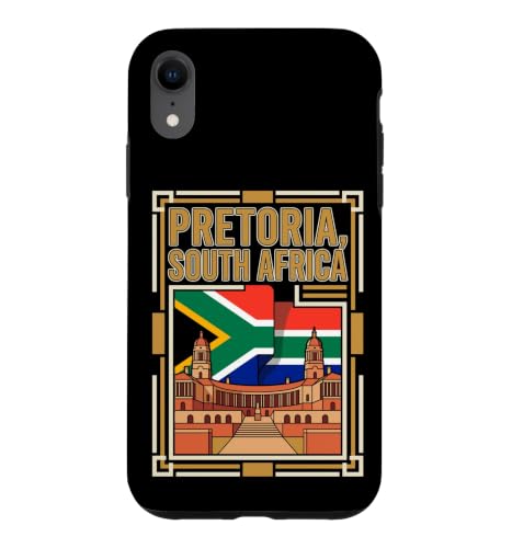 Pretoria South Africa Flag Union Buildings Landmark Retro Case for iPhone XR