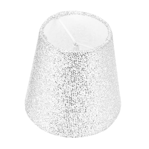 WOONEKY Creative Glitter Desk Lamp Shade Replacement Stylish Table Light Cover Durable Cloth Lampshade for Home Decor Suitable for Desk and Floor Lamps