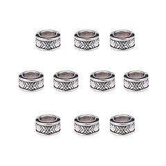 Antique Silver Rondelle - 100pcs