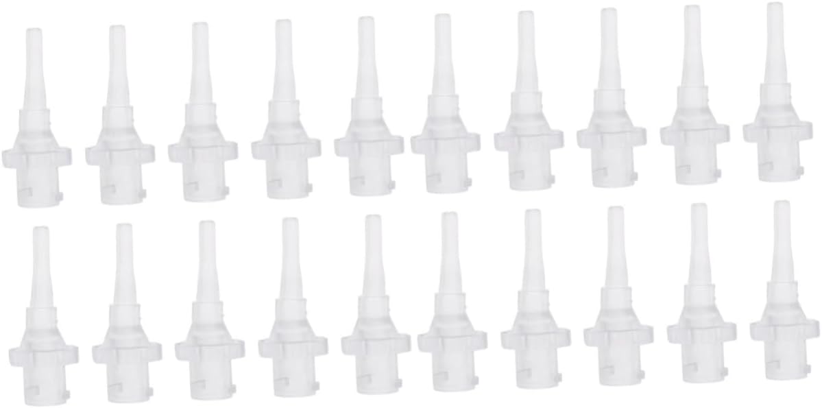 Ipetboom 20pcs Disposable Ear Washer Tips for Earwax Removal Safe Material Ear Cleaning Nozzles Compatible Wash Systems