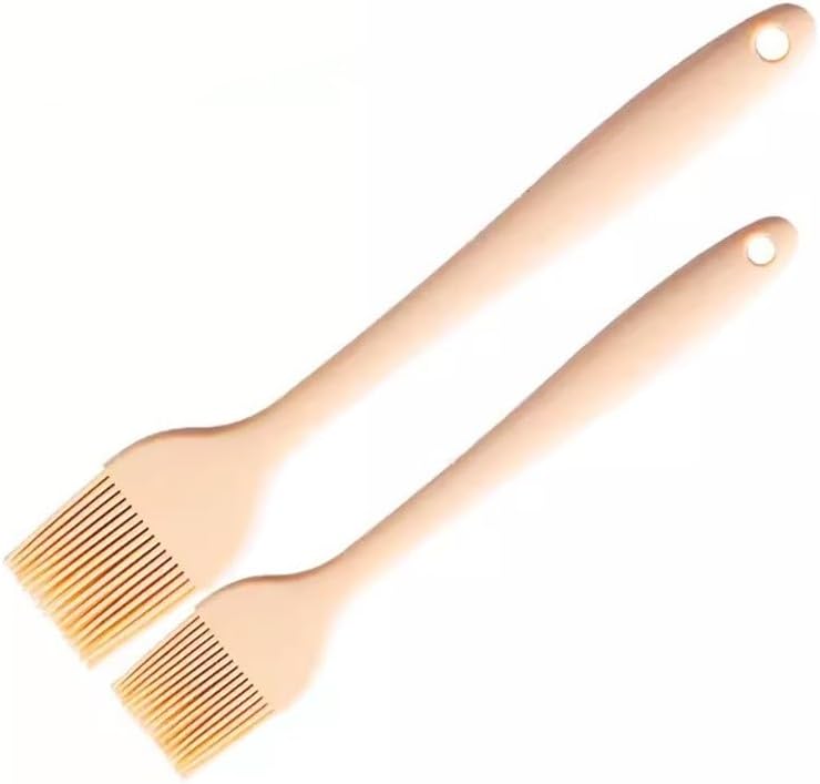 Pastry Basting Brushes Silicone Oil Brush Home Barbecue Brush Oil Brush(Green)