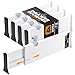 RAPTUROUS Drawer Dividers – Pack of 4 – 5" Tall and Expandable from 13-22" Dresser Drawer Organizers – Adjustable Drawer Organization Separators for Kitchen, Bedroom, Bathroom & Office Drawers