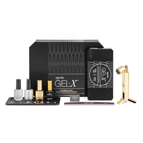 Aprés Gel-X Professional Nail Extension Starter Kit, 14 Sizes 00-9