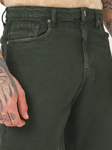 Image of Bewakoof Men's Baggy Fit Jeans