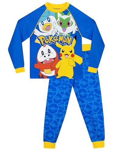 Pokemon Schlafanzug | Pikachu Schlafanzug Kinder | Pyjama Jungen | 116...