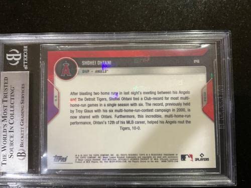 Shohei Ohtani! 6Th Multi Hr Game Record 2022 Topps Now 846 Ohtani Bgs 9 Pop 1/5 - Baseball Slabbed Rookie Cards #TOP1