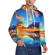 Performance Fabric: This mens hoodie is made of polyester fleece-lined fabric for extra comfort, which is Lightweight, easy care, UPF+, soft hand feeling, breathable and stretch with quick-dry properties that keep you warm and comfortable on and off ...