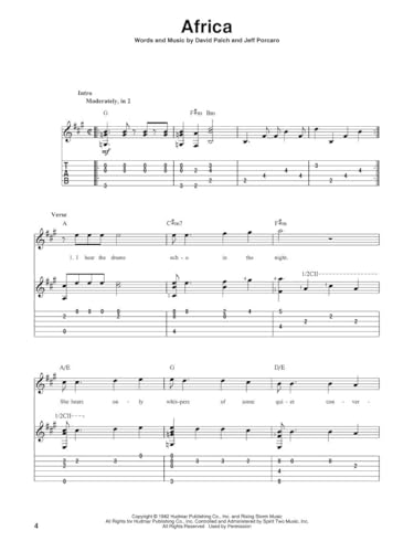 100 Most Popular Songs for Fingerpicking Guitar | Solo Guitar Songbook with Tablature and Standard Notation | Fingerstyle Songbook for Acoustic Guitar | For Beginners and Advanced Players - Image 6