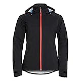 chaqueta 3 en 1 columbia mujer Ideal para deportistas. Odlo Waterton 3 en 1 - Chaqueta elástica para hombre, Hombre, Chaqueta, 52817160099XS, Negro/Coral Caliente, XS