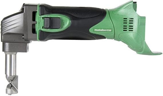 Metabo HPT 18V MultiVoltTM Cordless Nibbler | Tool Only - No Battery | For Ribbed Metal Panels | 180 Degree 3-Stop Die Holder | CN18DSLQ4