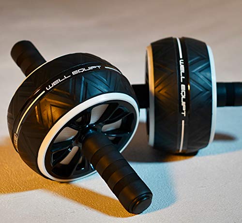 Ab Roller for Abs Workout - Ab Wheel Roller for Core Workouts - Exercise with our Home Gym Workout Equipment for Men and Women - Includes Knee Pad - Well-made, Rounded-edges, Non-slip - Image 3