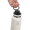 Takeya Originals Vacuum Insulated Stainless Steel Water Bottle, 32 oz, White