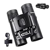 成人向け双眼鏡 | クルーズ用双眼鏡 - 高精細 900倍25mm 長距離 軽量 薄暗視認 観察 サファリ ハイキング 旅行用