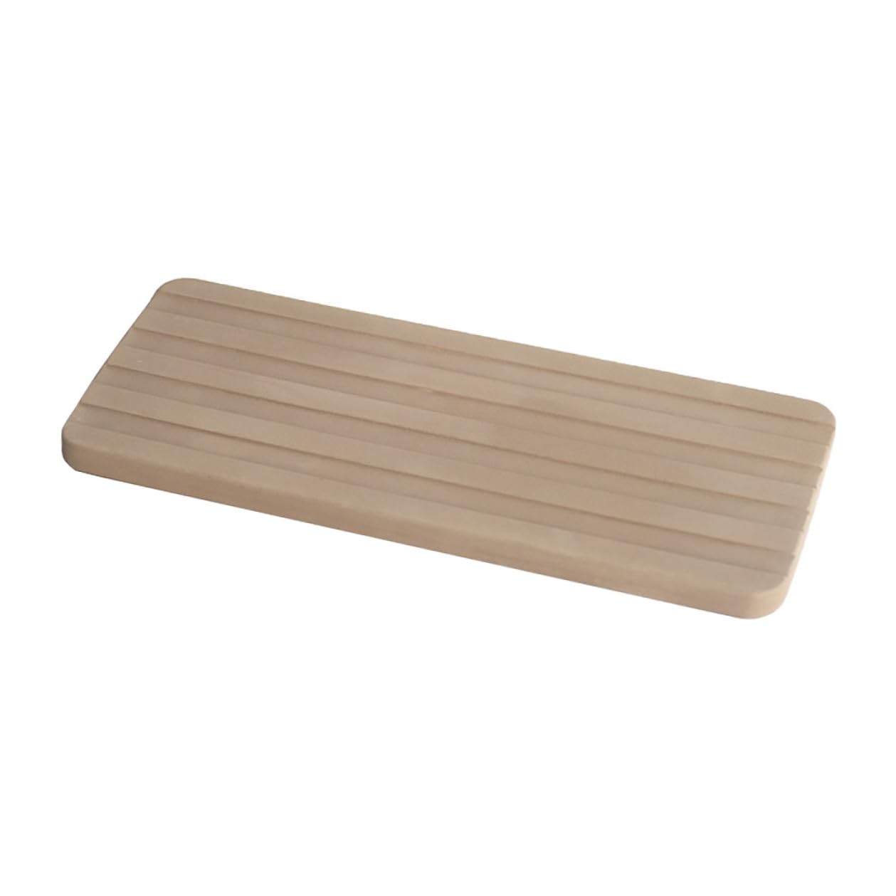 Plateau de rangement en diatomite 22x9 cm bac absorbant pour salle de bain