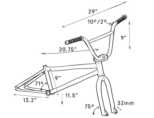 Flybikes 2021 Neutron LHD BMX Mixte Adulte, Forest Green, 20,75" - Image 8