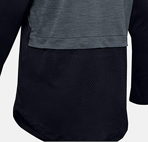 Under Armour Girls' Tech 1/2 Zip (Black 001, Youth Medium)3