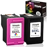 Inktopia Remanufactured Ink Cartridges Replacement for HP 60XL 60 XL CB336WN CB338WN High Yield (1 B