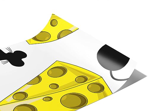 Rwraps Mouse Cheesy Desires Matte Vinyl Film Wrap 59in x