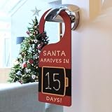 Zoom IMG-1 santa arrives countdown door hanger Zoom IMG-1 santa arrives countdown door hanger