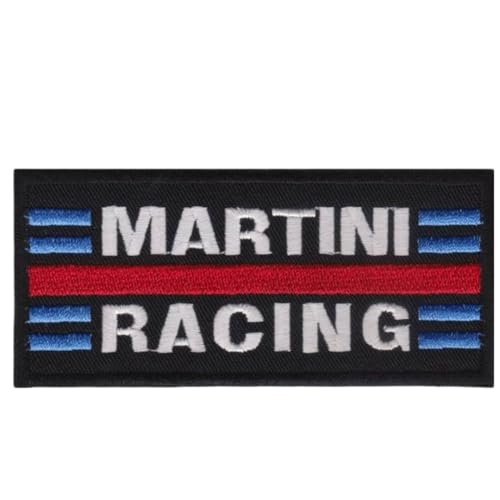 LipaLipaNa Martini Racing Racing Motorsport Aufnäher Besticktes Patch zum Aufbügeln Applique Souvenir Zubehör