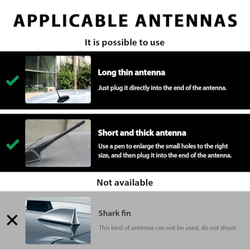 FSTURIOS 2 PCS Pirate Flag Car Antenna Topper, Skull Crossbones Creepy Automotive Antenna Decoration, Cool Pirate Flag Skeleton Auto Aearial Ball for Car Truck SUV Antennas