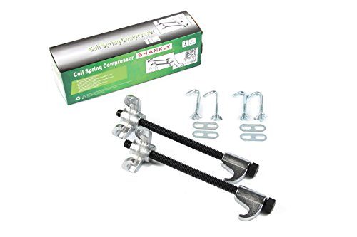 Coil Spring Compressor Tool Or Strut Spring Compressor With 2 Steel Jaw Claws To Wrap Coil Spring Heavy Duty Spring Compression 300Mm Drop Forged Spring Compressor Tool Automotive #TOP4