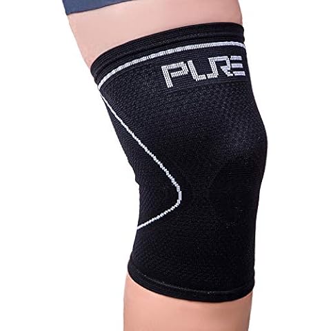 Compression Knee Support Sleeve - Relieve Knee Pain, Recovery Sleeve for Men and Women - Great for Running, Weight Lifting, Sports (Small, Black) Cover