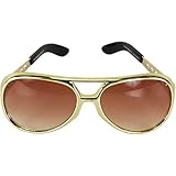 elope Elvis Basic Gold Adult Costume Sunglasses