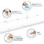 Wire Shelf Liner - 12" x 48" Flat Packed - Set of 4 - Clear - Wire Shelf Liners for Closets, Pantry and More - Plastic Closet Liner for Shelves - Easy to Trim - Wire Rack Cover - Closet Shelf Liner - Image 4