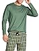 Produktbild Calida Herren RMX Sleep Time Off Shirt Langarm, Laurel Green, 58-60